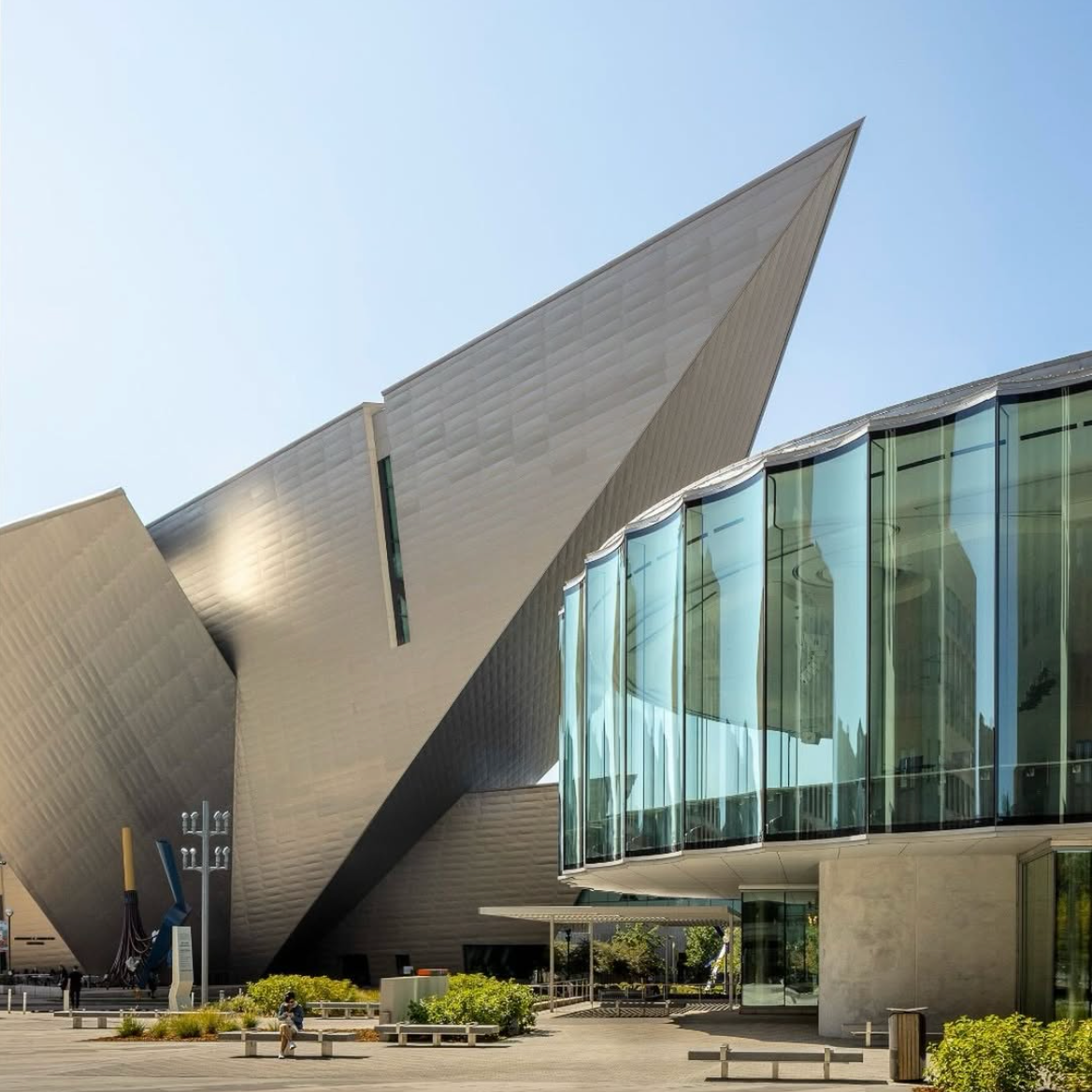 Denver art museum outside