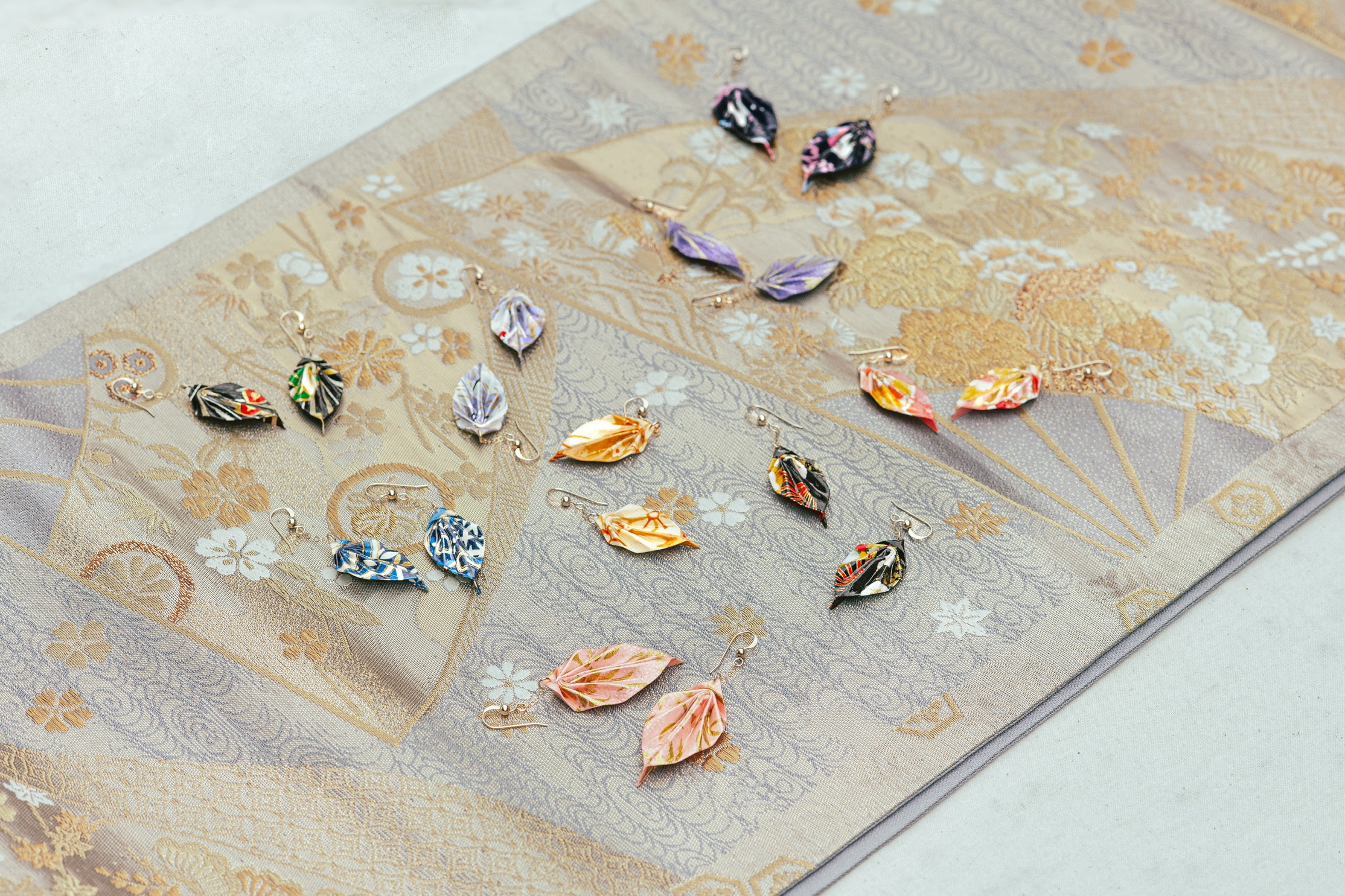 leaf earrings
