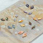 leaf earrings