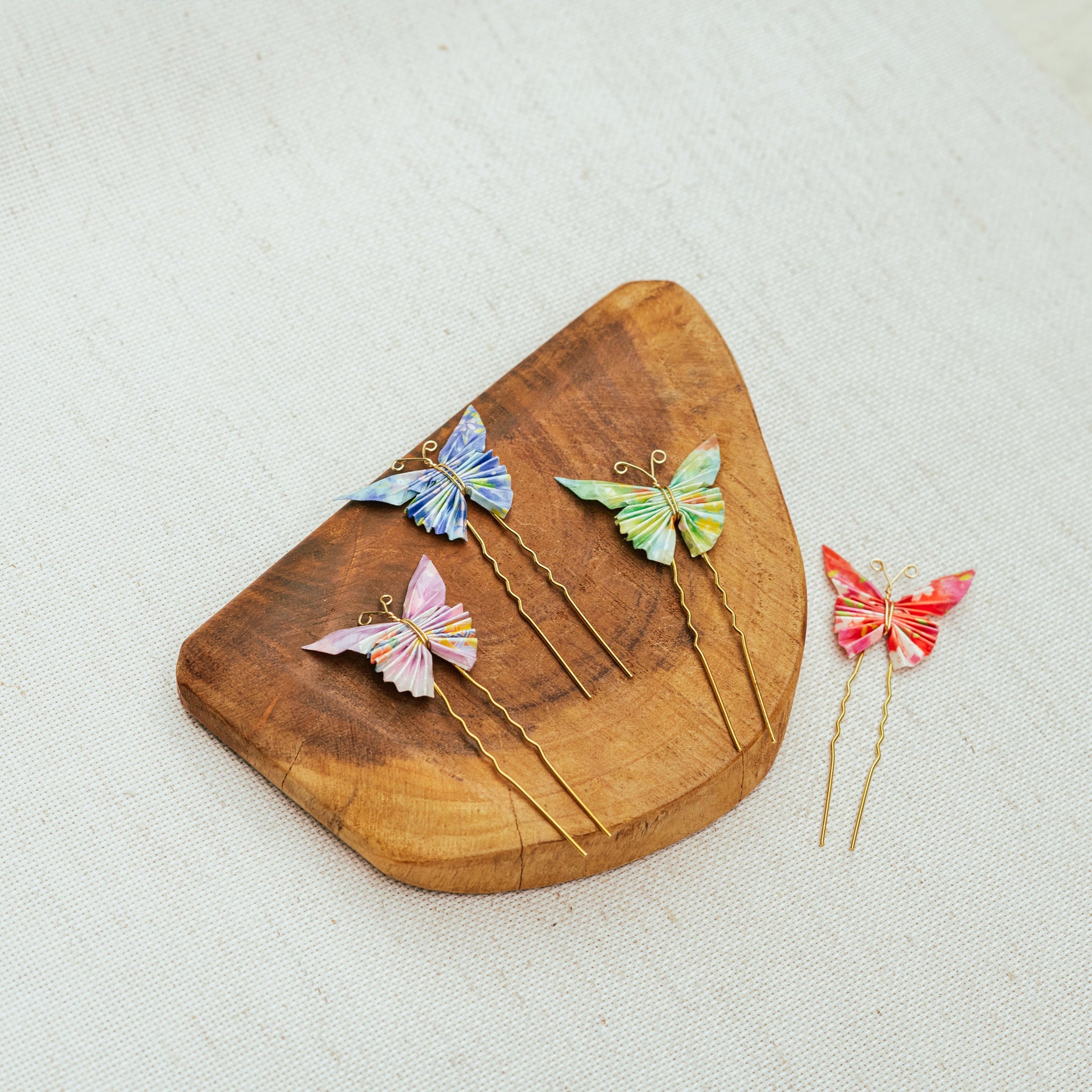 Origami Butterfly Hair Pins