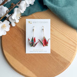 Large Crane Earrings
