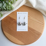 Small Crane Earrings