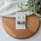 Small Crane Earrings