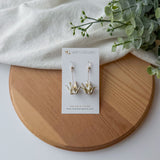 Small Crane Earrings