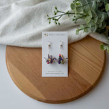 Small Crane Earrings