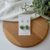 Small Crane Earrings